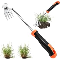 Amazon | 除草ツール 根抜き 多機能除草くわ片手用 長い柄 雑草取り