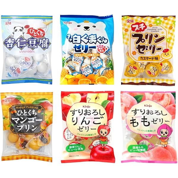 Amazon.co.jp: 金城製菓 12個入ひとくち杏仁豆腐 12個入×12袋