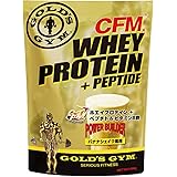 ゴールドジム(GOLD'S GYM) CFMホエイプロテイン バナナシェイク風味 900g