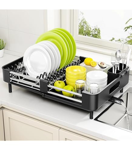Amazon｜Sabatier Expandable Compact Dishrack｜水切りラック