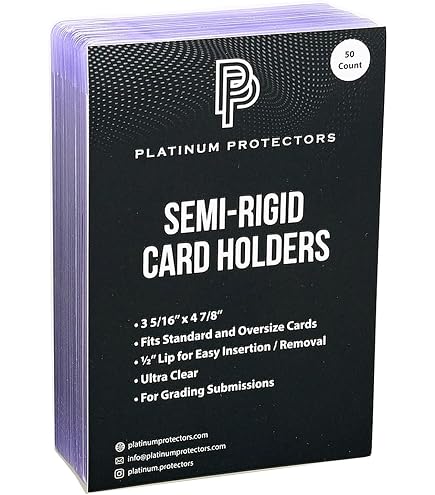BCW Semi Rigid Card Holder #1 - 2000 Pack | Grading Sleeves For PSA, BGS, SGC | Fits Sports, Pokémon, Memorabilia Cards - View #4
