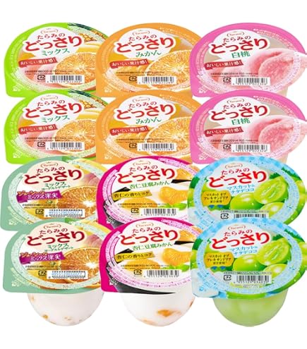 Amazon.co.jp: たらみ どっさりゼリー 人気9種 詰め合わせ セット (9
