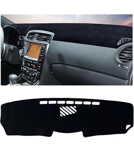 KEYOOG Dashboard Cover Dash Mat Fit For 2006-2001 Le-xus LS430 (for Left Hand Drive),Car Dash Board Mat Anti-Glare Carpet,Non-Slip Pad Sunshield Protector (Flannel - View #2