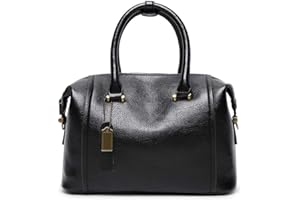 SISUCO 可愛い ミニボストンバッグ レディース ハンドバッグ ショルダーバッグ 2way 革 旅行 お出かけ 防水 カジュアル 斜め掛け 通勤 通学 レザー ブラック