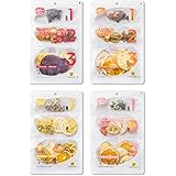 DozoFreesh フルーツティー ドライフルーツティー ノンカフェイン 食べられる お茶 ティーバッグ 砂糖不使用 カロリーゼロ 贈り物 4袋入