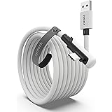 Syntech Link 対応用 ケーブル 5メートル、USB Type C ケーブルに対応でき、Meta/Oculus Quest 3/Quest2/Pro/Pico4/Pro/Enterprise、Steam VR/VRヘッドセットおよびゲームP