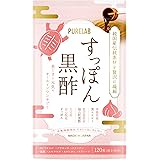 PURELAB 純国産にんにくすっぽん黒酢サプリメント【製薬会社との共同開発】栄養機能食品ビタミンB₂、B₆、B₁₂ 亜麻仁油 国内製造