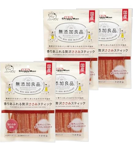 Amazon | ドギーマン 無添加良品 香りあふれるこつぶな贅沢ささみ 120g