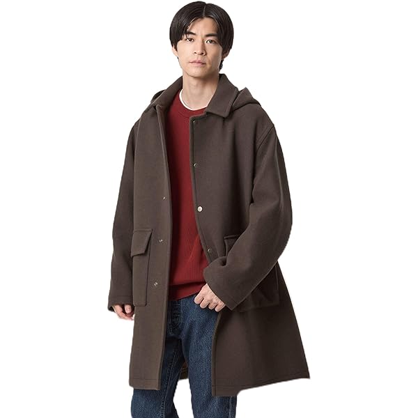 Amazon | [ニューヨーカー] ダッフルコート ウールメルトン ダッフル