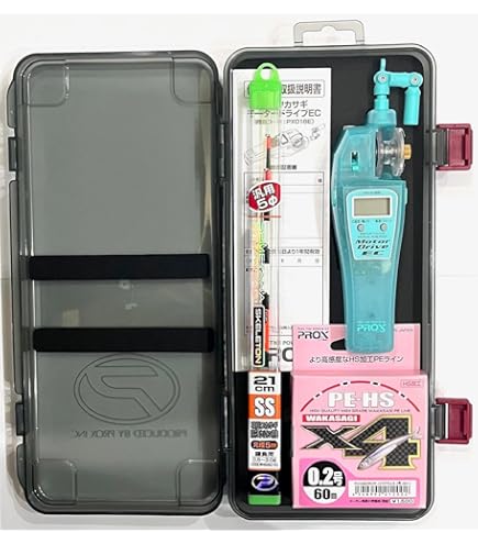 プロックス 攻棚ワカサギモータードライブEC カウンター付穂先セット 攻棚ワカサギモータードライブEC