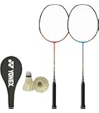 Amazon | バドミントン ラケット 1本 シャトル付きセット 初心者 練習