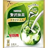 ネスレ 贅沢抹茶 ポーション 甘さひかえめ 7個×4袋
