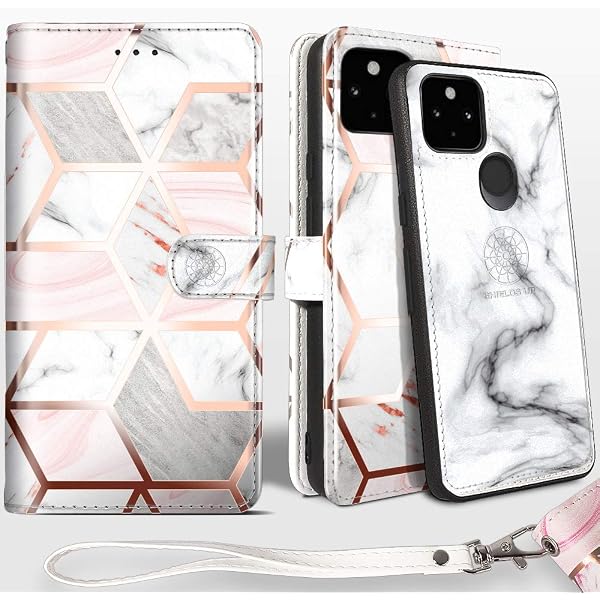 marble wallet phone case
