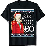 Joe Ho Ho Funny Democratic Party Joe Biden Christmas POTUS Tシャツ