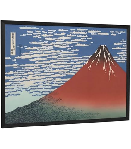 Amazon.co.jp: f20240206018〇富嶽三十六景 葛飾北斎筆 駿州江尻