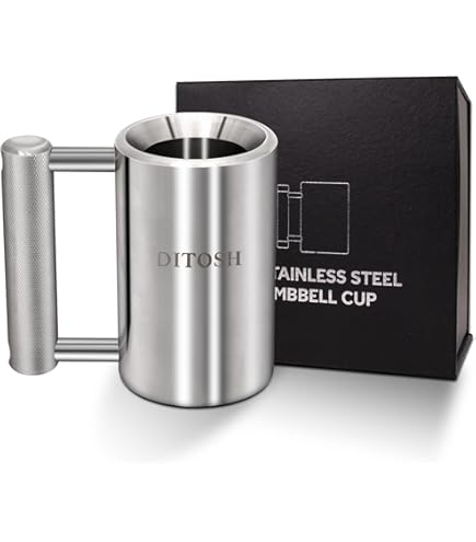 8kg Dumbbell Heavy Mug 304 Stainless Steel - Fitness Gear - View #8