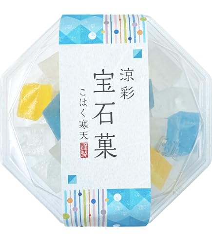 こはく糖 Amazon.co.jp: 琥珀糖 涼彩宝石菓 100g × 6個 こはく糖 岡伊三郎商店