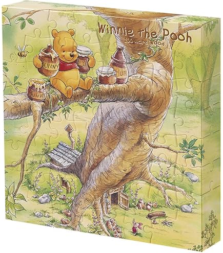 Amazon.co.jp: 56ピース ジグソーパズル くまのプーさん 【キャンバス