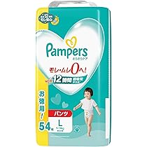 Amazon | 【パンツ Lサイズ】パンパース オムツ さらさらケア (9
