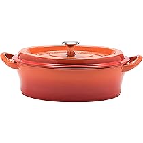★グッドプラス　キャストポット　オーバル26㎝レッド(鉄鋳物ホーロー鍋) ☆グッドプラス キャストポット オーバル26㎝レッド(鉄鋳物