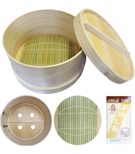 Amazon.co.jp: [かごや] 杉 和せいろ 24cm 鍋セット [ガス・IH対応