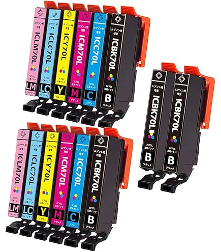 エプソンプリンター　EPSON EP-806AW インク付き EPSON インクカートリッジ さくらんぼ 増量 IC（BK,C,M,Y,LC,LM,6CL