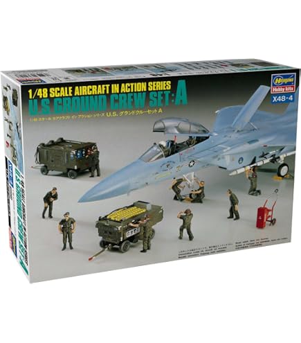 Amazon | ハセガワ 1/48 アメリカ空軍 グランドクルーセット A
