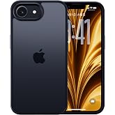【米軍MIL新規格・指紋防止】CASEKOOiPhone 17e / 16e 用 ケース phone17e ケース 6.1 インチ (マットブラック) | 耐衝撃 滑り止め マット仕上げ 黄変防止 ストラップホール付き 耐久性 カバーセット スマホス