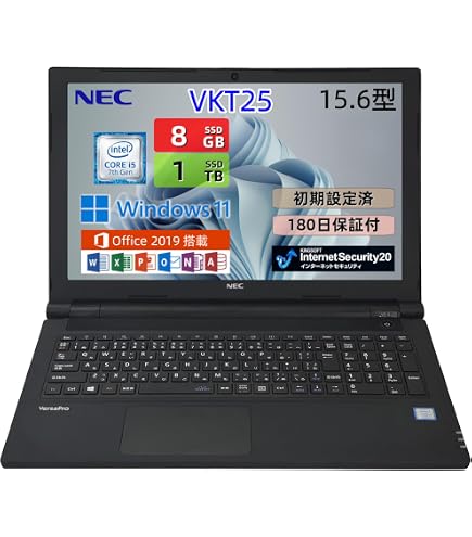 Amazon.co.jp: 【整備済み品】ノートパソコン NEC VersaPro VKT10 超