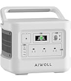 Amazon.co.jp: AIWOLL ポータブル電源リン酸鉄リチウム 1531Wh 純正弦
