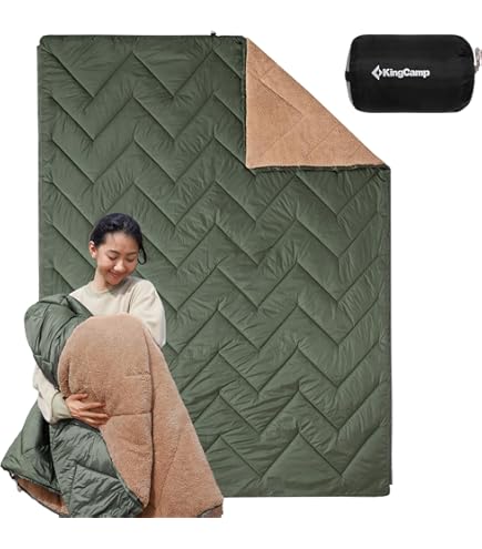 Amazon.co.jp: OneTigris ダウンブランケット 2人用 215 マルチ