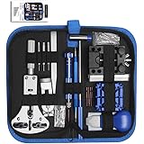 腕時計修理工具 時計工具 電池交換 腕時計ベルト調整 バンド調整 時計用工具キット 時計道具セット