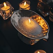 Amazon.co.jp: Hirameki パールワックスキャンドル 500g&30芯 天然植物