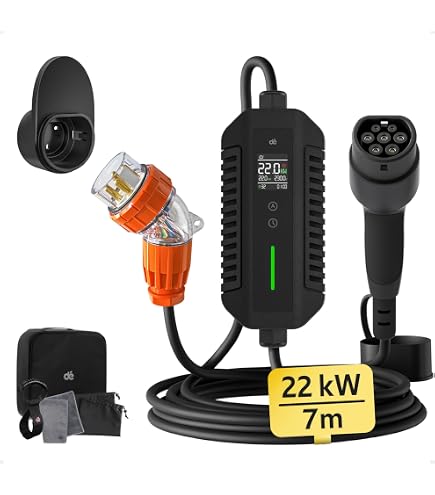 Support Câble Charge Type 2 Wallbox - Fixation Tesla Model 3 Y X S - Protection Pluie