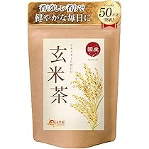Amazon | 玄米だけで作った 健康まるごと玄米茶 ティーバッグ