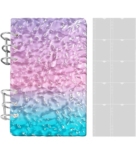 mozuku18 韓国 貯金 アクリルバインダー カバー A6 リフィル Amazon.co