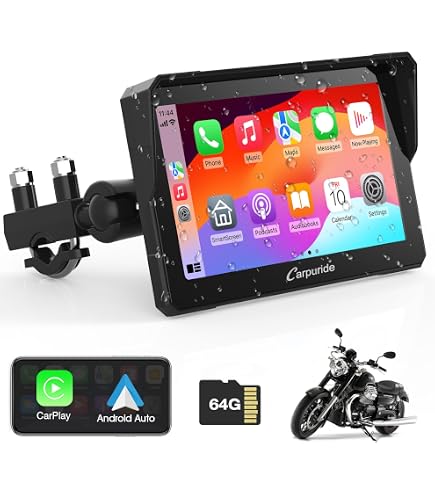 Amazon.co.jp: CARPURIDE W702BS BMW Moto CarPlay&A-Autoデータ