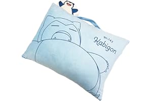 MORIPiLO モリシタ 抱き枕 ポケモン カビゴン ブルー 28x39cm 取っ手付き ぬいぐるみクッション キャラクターグッズ ポケットモンスター 4621151