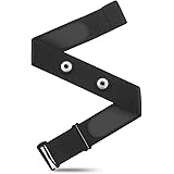 CooSpo E2 装着ベルト ハートレートベルト 心拍センサー交換用チェスト・ストラップ Wahoo Polar Garmin Orangetheory 対応 間隔 45mm