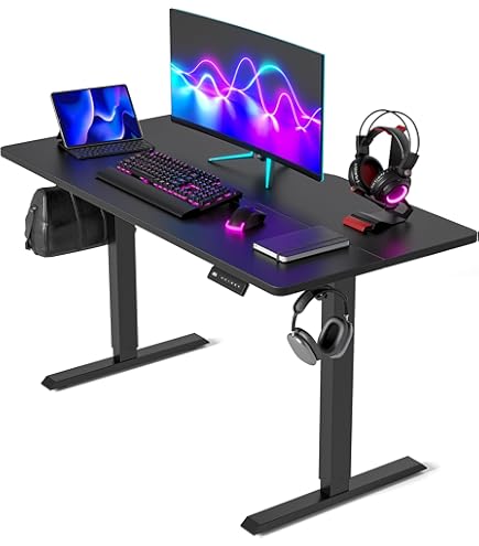 ErGear 電動 オフィスワークテーブル 昇降式デスク スタンディング