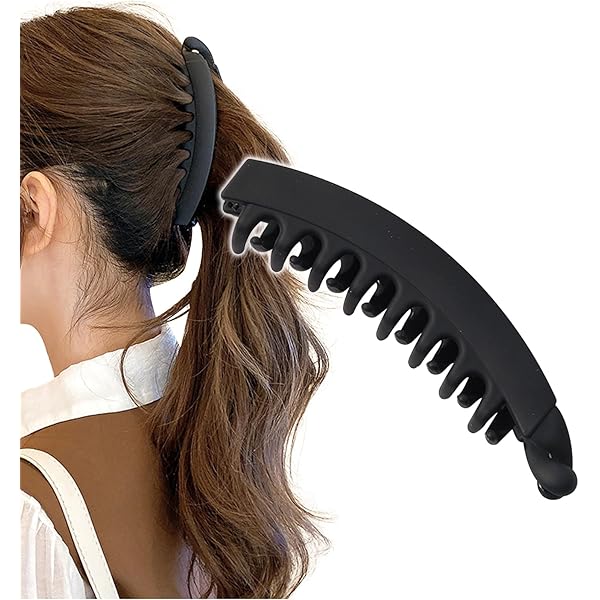 Amazon.co.jp: Doyime バナナクリップ 大きめ ヘアクリップ （3
