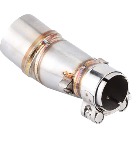 Amazon.co.jp: レトロメタル修正されたオートバイの排気マフラー ため