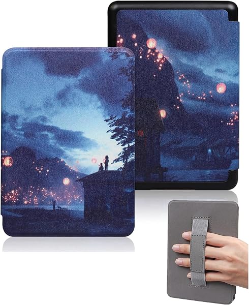 Kindle Paperwhite および Kindle Paperwhite Signature Edition 第 12 世代 2024 年リリース、Kindle Colorsoft Signature Edition 用ケース、自動スリープ解除機能付き 7 インチ カバー - 1