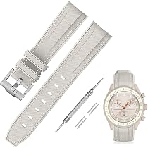 Amazon.co.jp: [Jumpsunfun] 20mm 時計バンド for Omega X Swatch