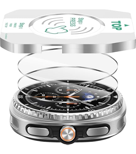 Amazon.co.jp: GALAXY Watch (46mm) 用 日本製 指紋が目立たない 2枚組