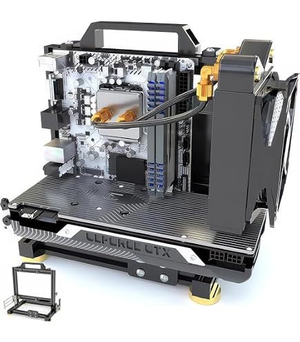 Amazon.co.jp: オープンフレーム PCケース テストベンチ アルミニウム