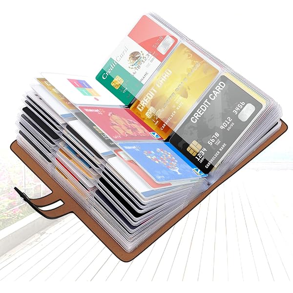 Business Card Organizer Holder Book - 240 Card Capacity, PU Leather With RFID Blocking, Sea Turtle Design