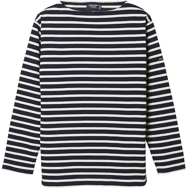 新品未使用 SAINT JAMES GUILDO 6 Unisex Mariniere Stripe Shirt | Saint James® Official Site