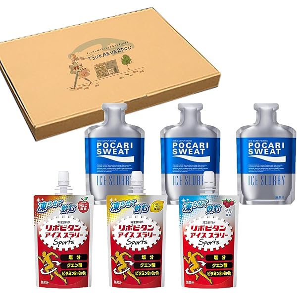 新品未開封 ポカリスエット アイススラリー　パウチ　8箱  48個 Amazon.co.jp: ポカリスエット アイススラリー 100g ×6袋セット