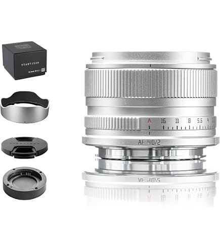 Amazon.co.jp: TTARTISAN AF 75mm レンズ F2 シルバー フルフレーム